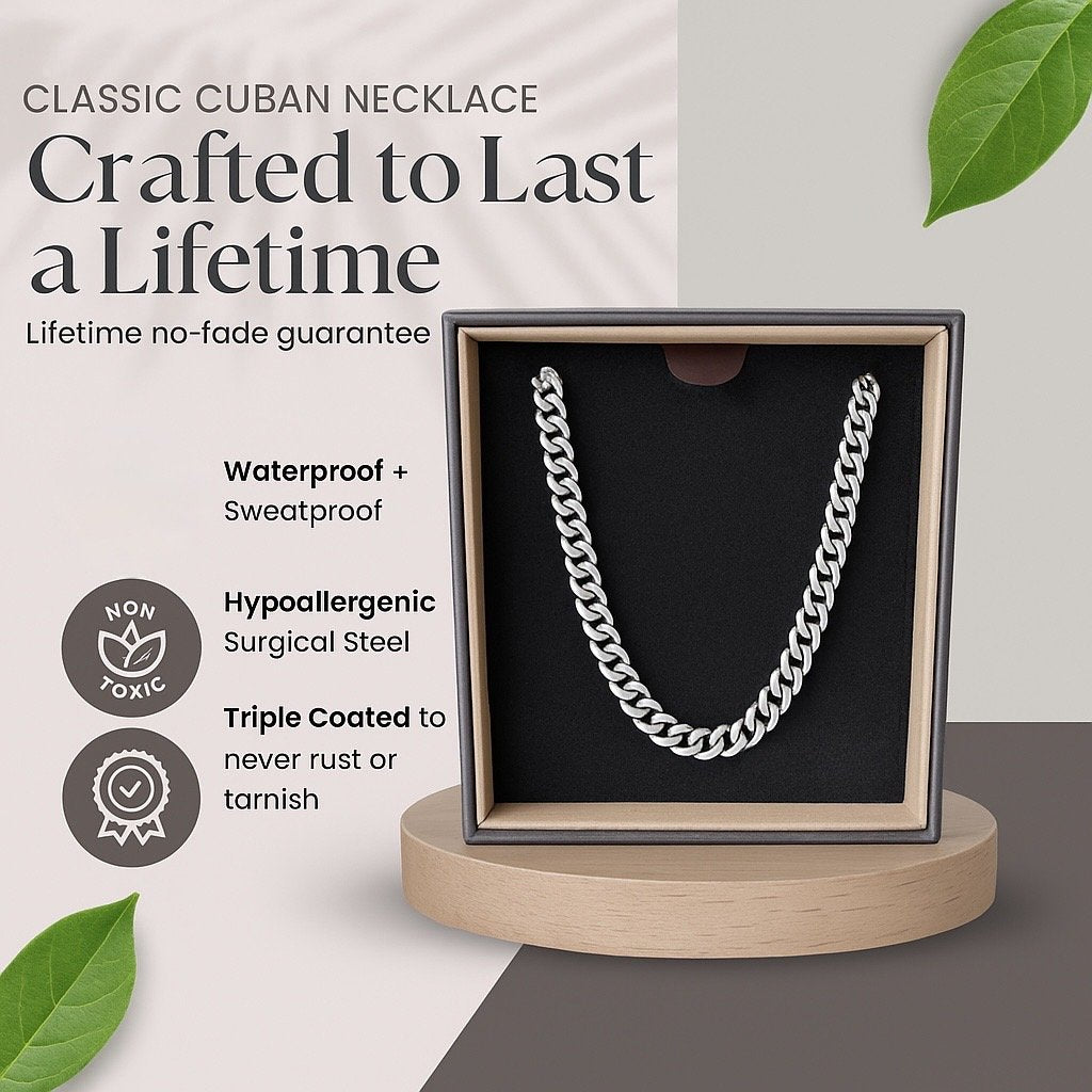 Promise Necklace for Him β Meaningful Gift Set = Message card & Gift Box