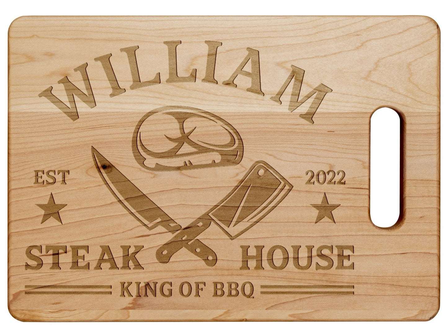 Personalized Cutting Board โ Custom BBQ Design = NAME & DATE
