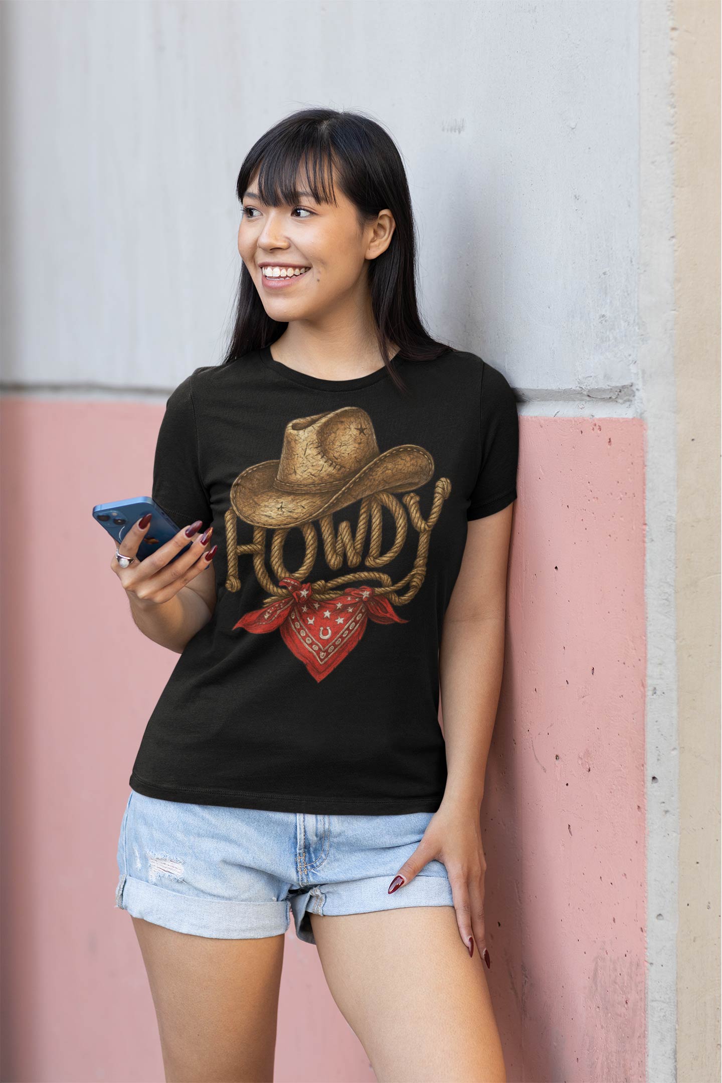 Howdy Western Graphic Tee β Texas Cowboy Style Shirt