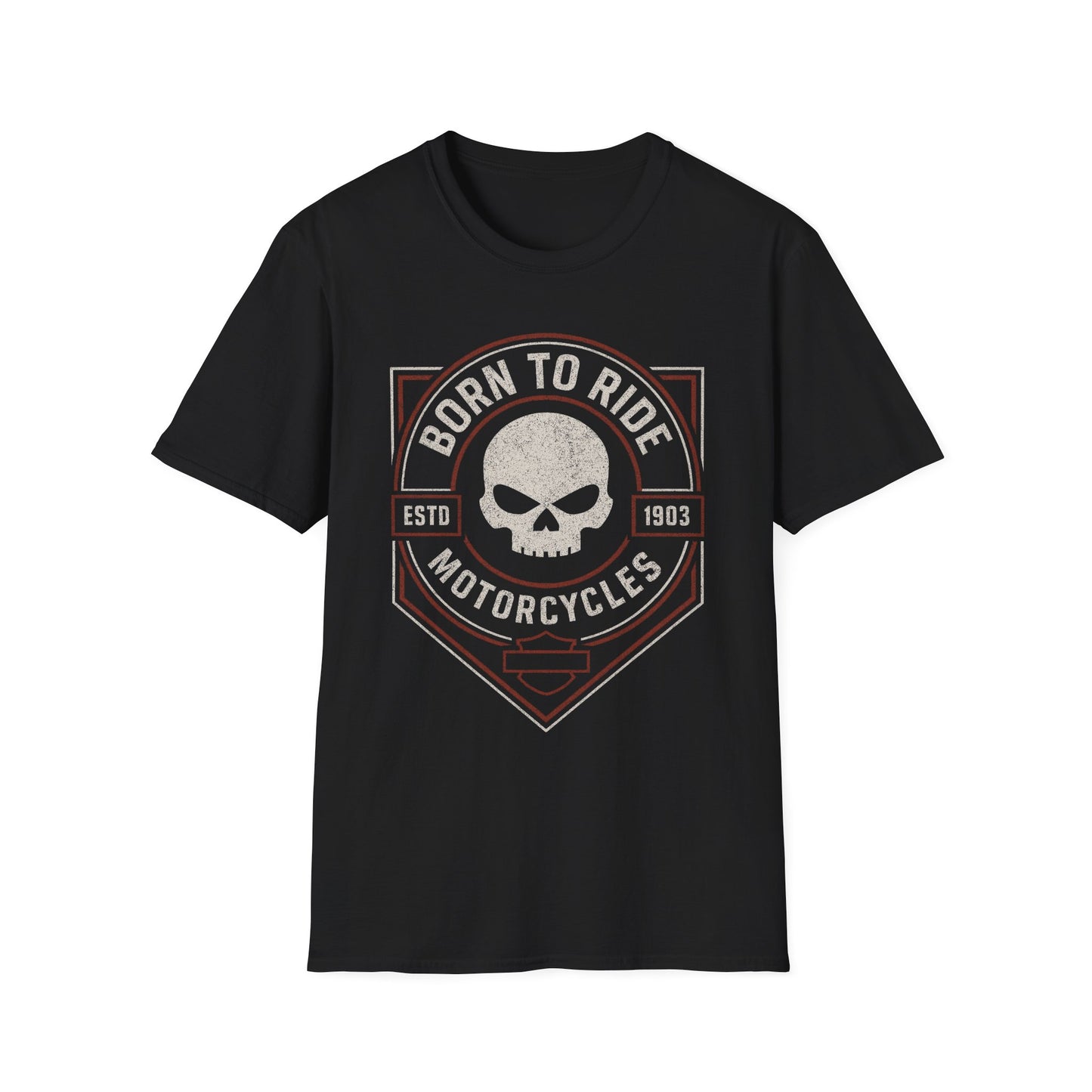 Born to Ride Motorcycle T-Shirt for Bikers