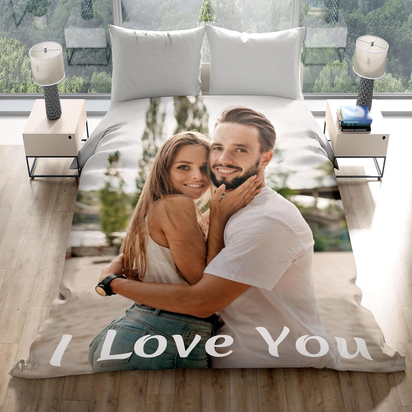 Personalized Photo Collage Blanket – Custom Pictures & Text