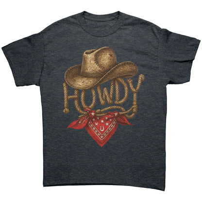 Howdy Western Graphic Tee – Texas Cowboy Style Shirt