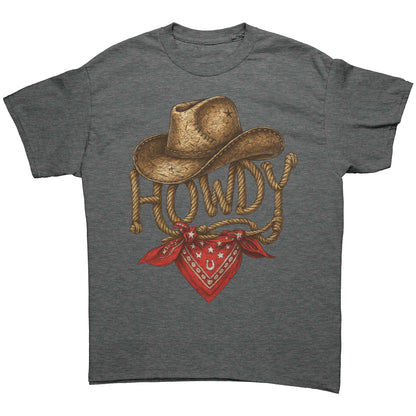 Howdy Western Graphic Tee – Texas Cowboy Style Shirt