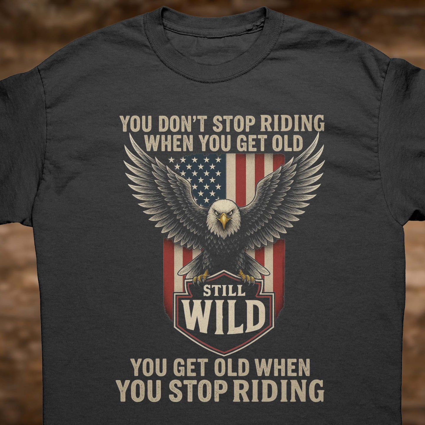 Still Wild – Eagle Biker T-Shirt