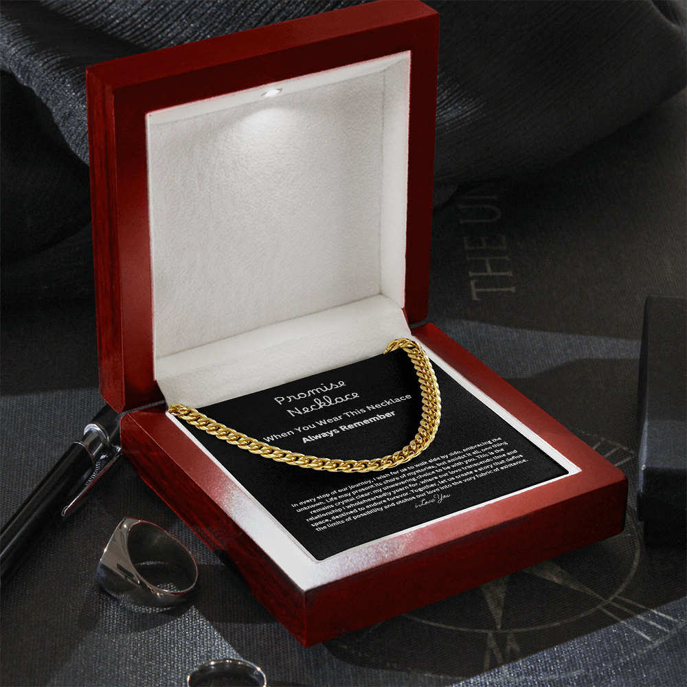 Promise Necklace For Him == Gift Set