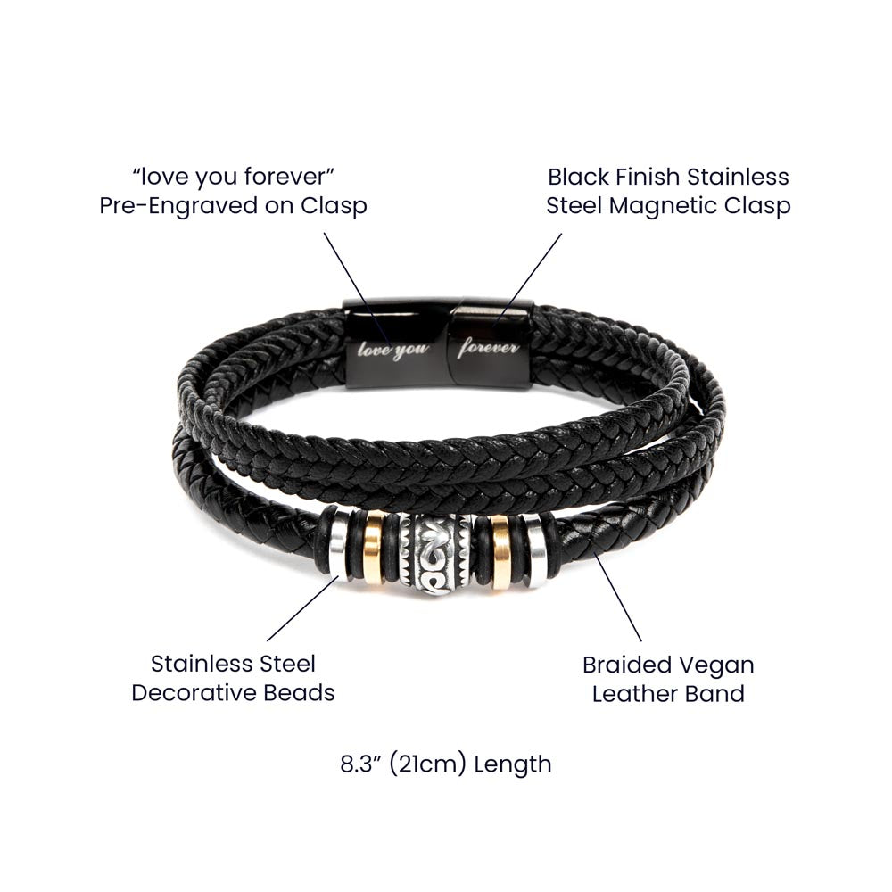 To My Man – Heartfelt Promise Bracelet Gift Set
