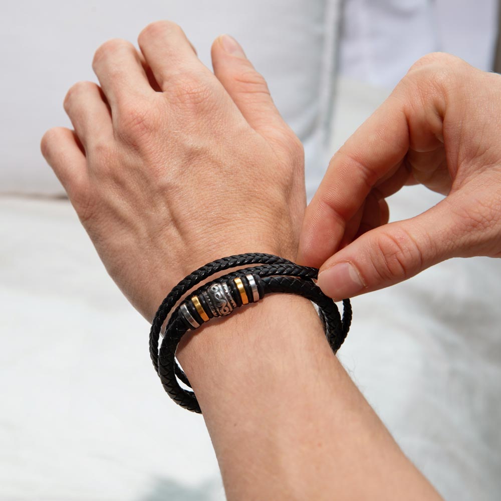 To My Man – Heartfelt Promise Bracelet Gift Set