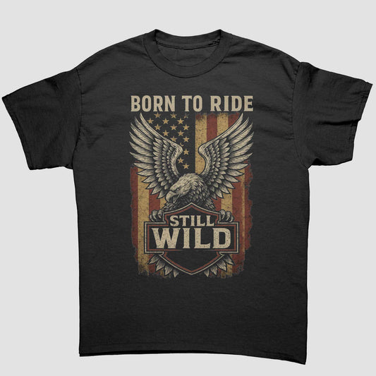 Born to ride - Eagle Biker T-Shirt