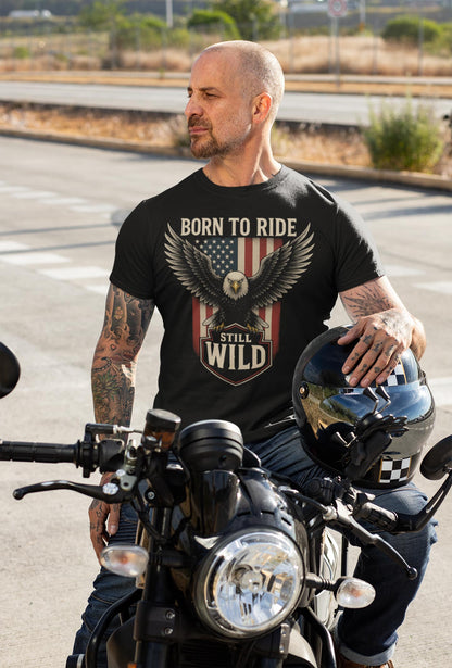 Born To Ride | Still Wild Freedom Eagle Tee