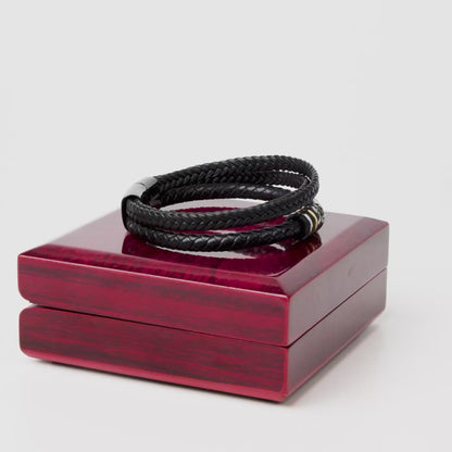 “Love You Forever” Bracelet Gift Set for Husband – With Heartfelt Message Card